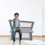Bancuta mare 2 in 1 Corky din lemn cu depozitare pentru copii Bancuta mare 2 in 1 Corky din lemn cu depozitare pentru copii